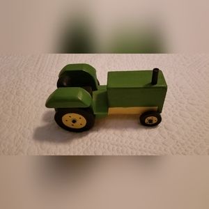 Homemade wood tractor